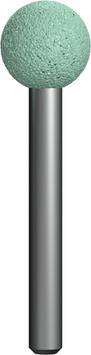 Шарошка абразивная ПРАКТИКА карбид кремния, шарообразная 16 мм, хвост 6мм, блистер