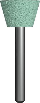 Шарошка абразивная ПРАКТИКА карбид кремния, трапециевидная 25х16 мм, хвост 6 мм, блистер