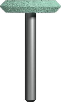 Шарошка абразивная ПРАКТИКА карбид кремния, дисковая 32х6 мм, хвост 6 мм, блистер