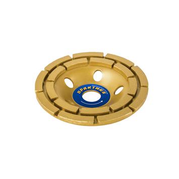 Чашка алмазная ПРАКТИКА "Эксперт" шлифовальная 2-ряда 125 х 22 мм  блистер (030-948)