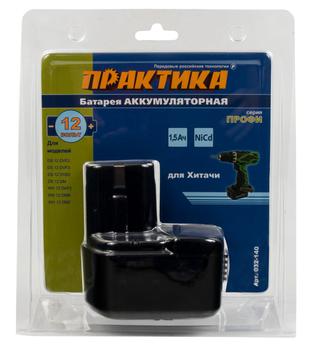 Аккумулятор для HITACHI ПРАКТИКА 12В, 1,5Ач,  NiCd, блистер (032-140)