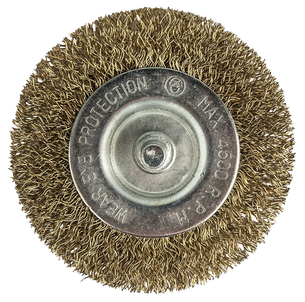 Кордщетка для дрели радиальная мягкая ПРАКТИКА  75 мм, хвост 6 мм (032-553)