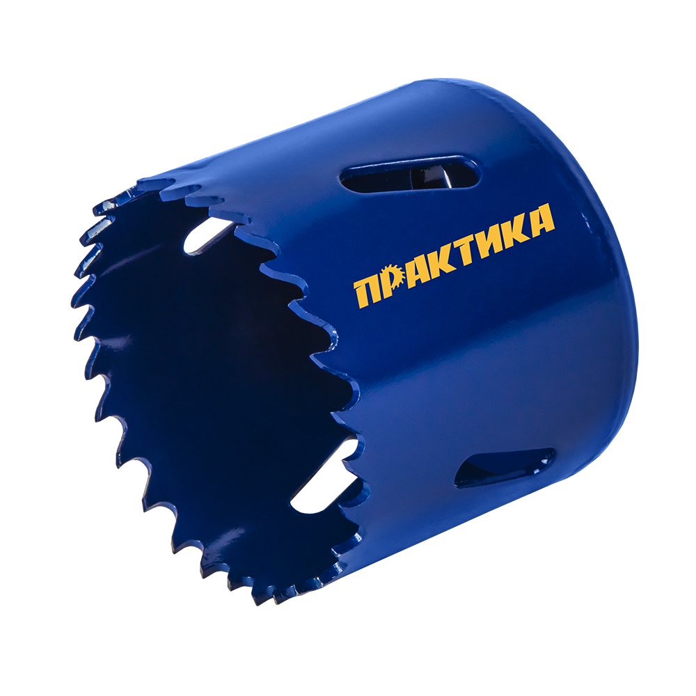Коронка биметаллическая ПРАКТИКА  51 мм (1шт), клипса (035-998)