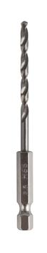 Сверло по металлу HEX 1/4" ПРАКТИКА   Р6М5 3,5 х 90 мм (1шт.) блистер (037-565)