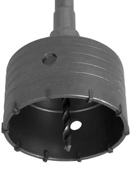 Коронка твердосплавная ПРАКТИКА SDS-Max ударная 100 мм (1шт.) клипса (038-852)