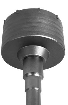 Коронка твердосплавная ПРАКТИКА SDS-Max ударная 100 мм (1шт.) клипса (038-852)
