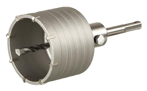 Коронка твердосплавная ПРАКТИКА SDS- Plus ударная 75 мм (1шт.) клипса (773-859)