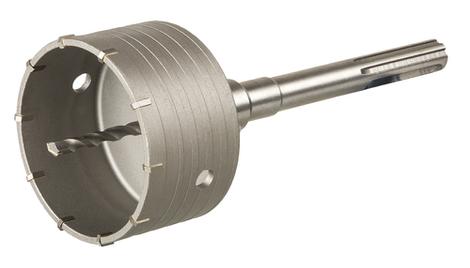 Коронка твердосплавная ПРАКТИКА SDS-Max ударная 100 мм (1шт.) клипса (038-852)