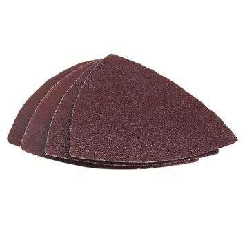 Насадка для МФИ ПРАКТИКА шлиф.листы, дельта, VELCRO БЕЗ отверстий 80 мм, P40, 80, 120, 240 (240-423)