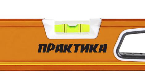 Уровень строительный ПРАКТИКА серия Эксперт, 1200 мм, профиль 28 x 66 мм, 3 глаз, 2 ручки, (242-731)
