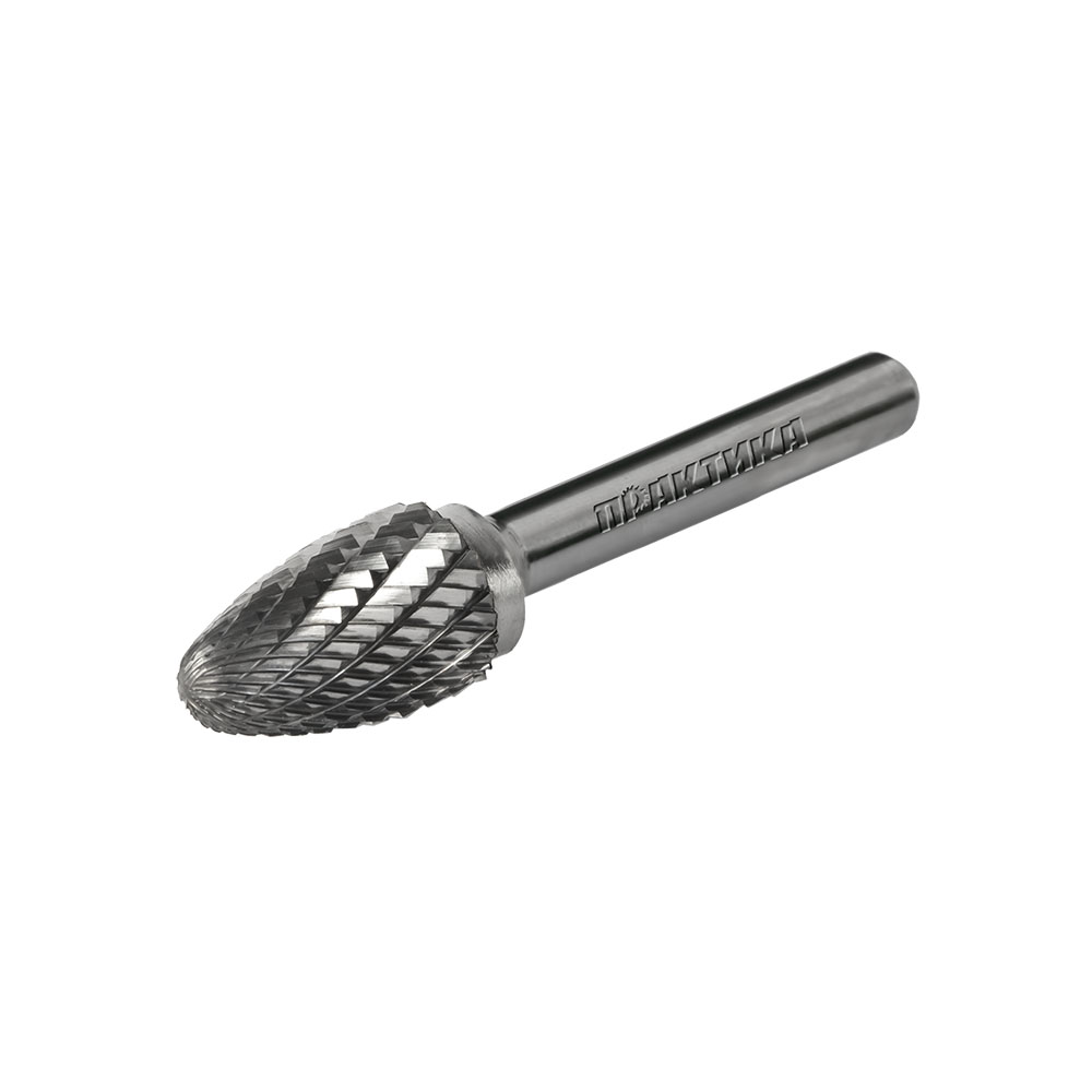 Борфреза твердосплавная ПРАКТИКА тип F параболическая,16 х 25 мм, хвостовик 6 мм (243-974)