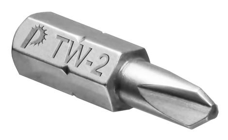 Бита отверточная ПРАКТИКА "Профи" Tri Wing 1x25мм, 2x25мм (2шт), блистер (918-689)