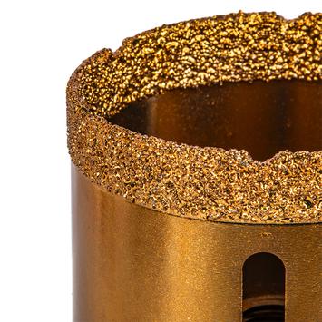 Коронка алмазная для УШМ ПРАКТИКА "Эксперт" 68 мм (1шт) блистер (641-077)