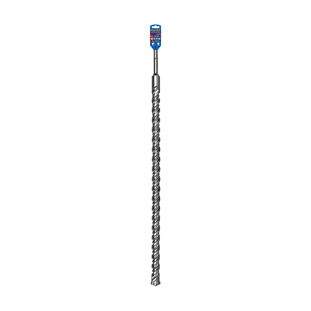 Бур SDS-MAX ПРАКТИКА  40 х  860/1000 мм, КВАДРО, серия Эксперт, по бетону (648-045)