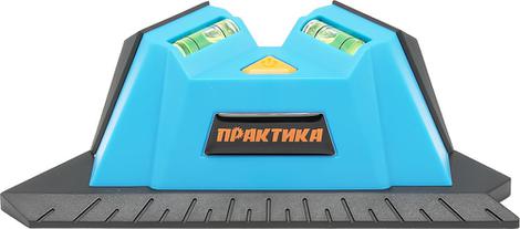 Уровень лазерный ПРАКТИКА для укладки плитки, 2 луча под углом 90 град, видимость до 7 м (649-448)