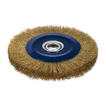 Кордщетка для точил ПРАКТИКА 250 мм мягкая, переходники 1/2", 5/8", 3/4", 7/8", 1" (773-392)