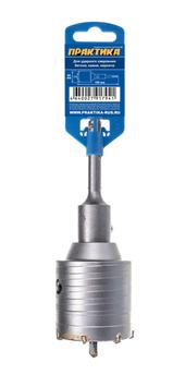 Коронка твердосплавная ПРАКТИКА SDS- Plus ударная 60 мм (1шт.) клипса (917-941)