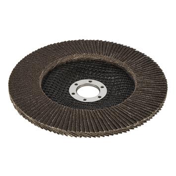 Круг лепестковый шлифовальный ПРАКТИКА 150 х 22 мм Р120 (1шт.) серия Профи (919-303)