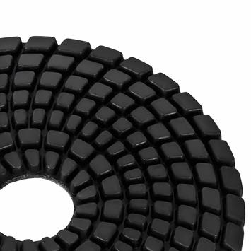 Круг алмазный гибкий шлифовальный ПРАКТИКА 100 мм  для мокрого шлифования,  P  30