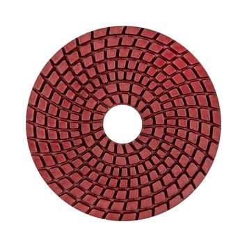 Круг алмазный гибкий шлифовальный ПРАКТИКА 100 мм  для мокрого шлифования,  P 400