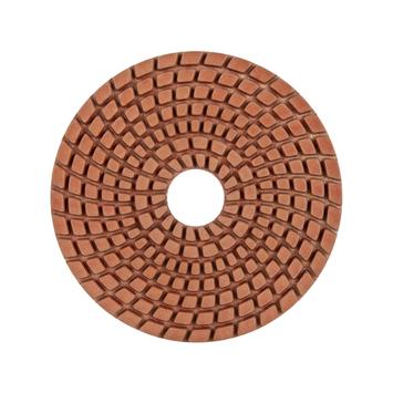 Круг алмазный гибкий шлифовальный ПРАКТИКА 100 мм  для мокрого шлифования,  P 800