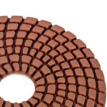 Круг алмазный гибкий шлифовальный ПРАКТИКА 100 мм  для мокрого шлифования,  P 800