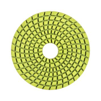 Круг алмазный гибкий шлифовальный ПРАКТИКА 100 мм  для мокрого шлифования,  P1500