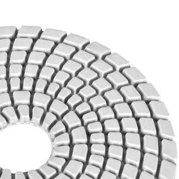 Круг алмазный гибкий шлифовальный ПРАКТИКА 100 мм  для мокрого шлифования, buff