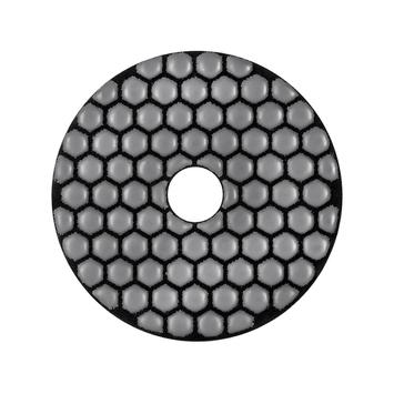 Круг алмазный гибкий шлифовальный ПРАКТИКА 100 мм  для сухого шлифования,  P 100