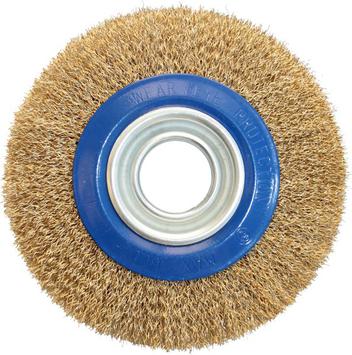 Кордщетка для точил ПРАКТИКА 150 мм мягкая, переходники 1/2", 5/8", 3/4", 7/8", 1" (773-361)