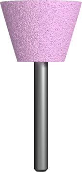 Шарошка абразивная ПРАКТИКА оксид алюминия, трапециевидная 35х25 мм, хвост 6 мм, блистер