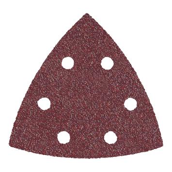 Насадка для МФИ ПРАКТИКА шлиф.листы, дельта, VELCRO, 6 отверстий 93 мм, P 40, 10 шт. (240-430)