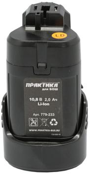 Аккумулятор для BOSCH ПРАКТИКА 10.8В, 2.0 Ач,  Li-Ion, коробка (779-233)